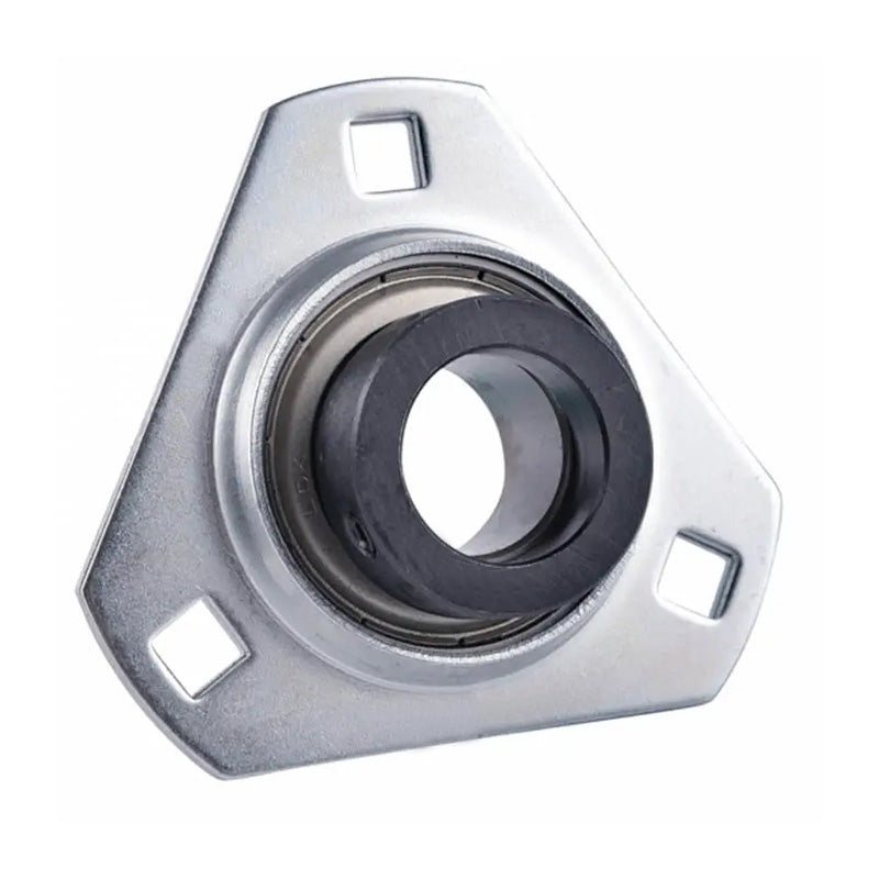 SAPFT207-21 Pressed Steel 3 Bolt Triangle Flange Housing with 1-5/16 inch Collar Insert