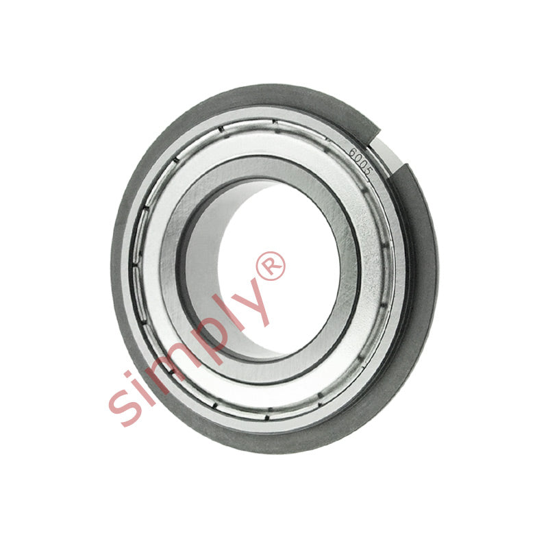 FAG 60052ZNR/C3 Metal Shielded Snap Ring Deep Groove Ball Bearing 25x47x12mm