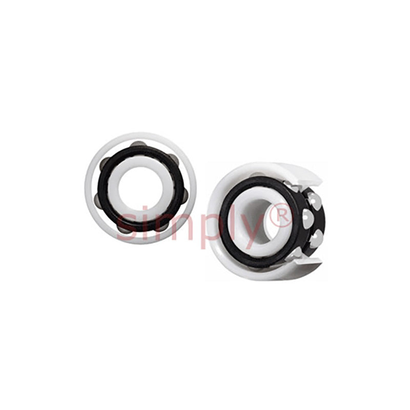 xiros xirodur BB6000B18010ESD Double Row Radial Groove Ball Bearing with PA Cage and Stainless Steel Balls 10x26x14mm - Allow 2-3 Days