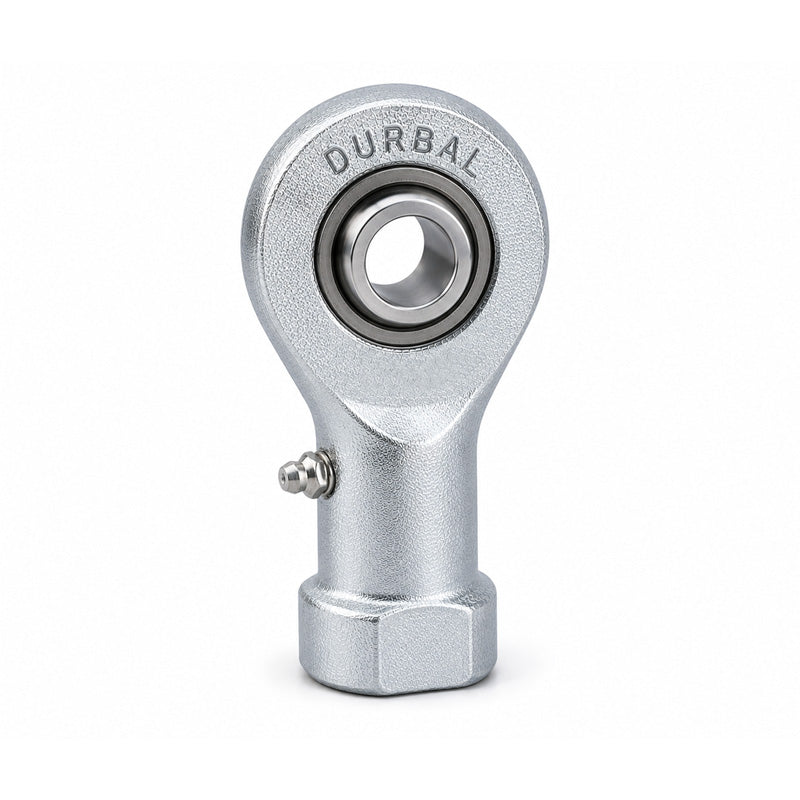 Durbal DSI08E Maintenance Required Right Hand Metric Steel Female Rod End M8 Thread