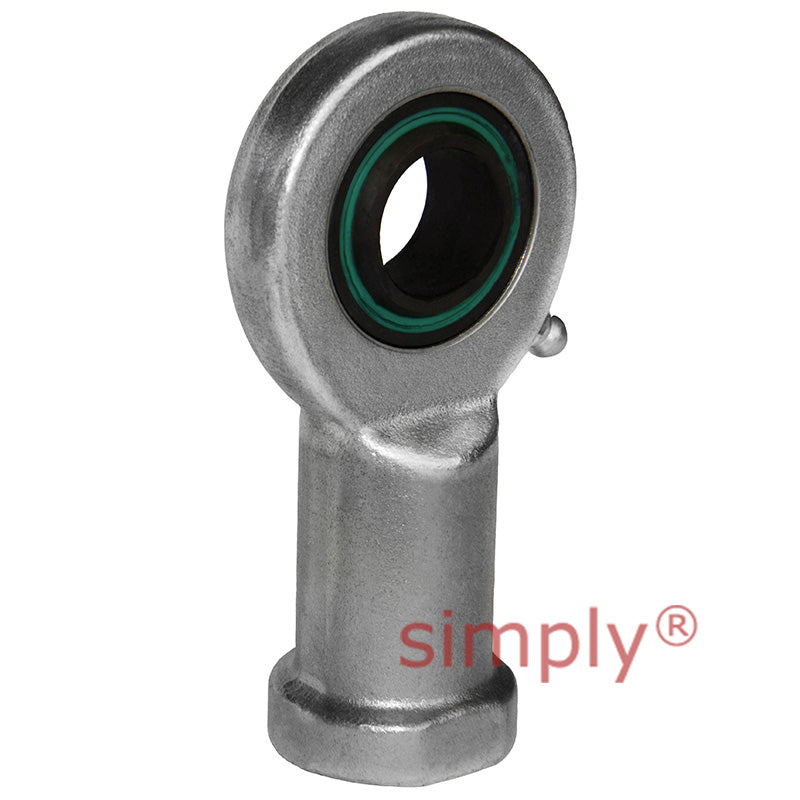 Fluro EI802RS Right Hand Zinc Plated Steel Female Plain Rod End M64x4 Thread
