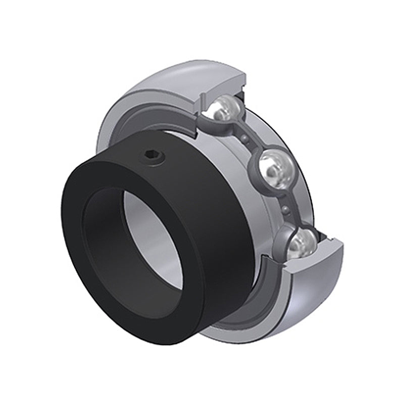 SNR ES211-32G2T04 Imperial Flatback Spherical Outer Low Temp Bearing Insert 2 inch Bore 100mm Outside Diameter with Eccentric Collar - Allow 2-3 Days