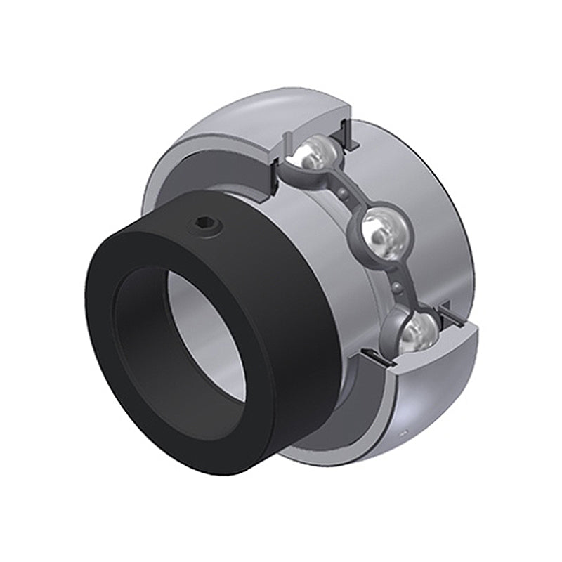 SNR EX215-48G2 Imperial Full Width Spherical Outer Bearing Insert 3 inch Bore 130mm Outside Diameter with Eccentric Collar - Allow 2-3 Days