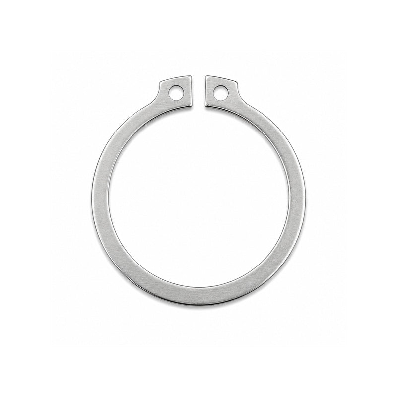Stainless Steel External Circlip for 0.55 inch Shaft Diameter Un-Sprung Diameter 0.509 inch