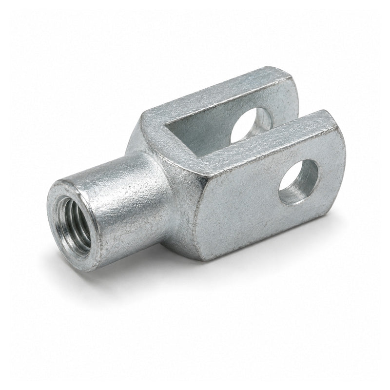 Durbal DG40X84 Right Hand Female Galvanised Steel Clevis 40mm Bore 84mm Base / Bore Center M42x2 Thread - Allow 7-10 Days
