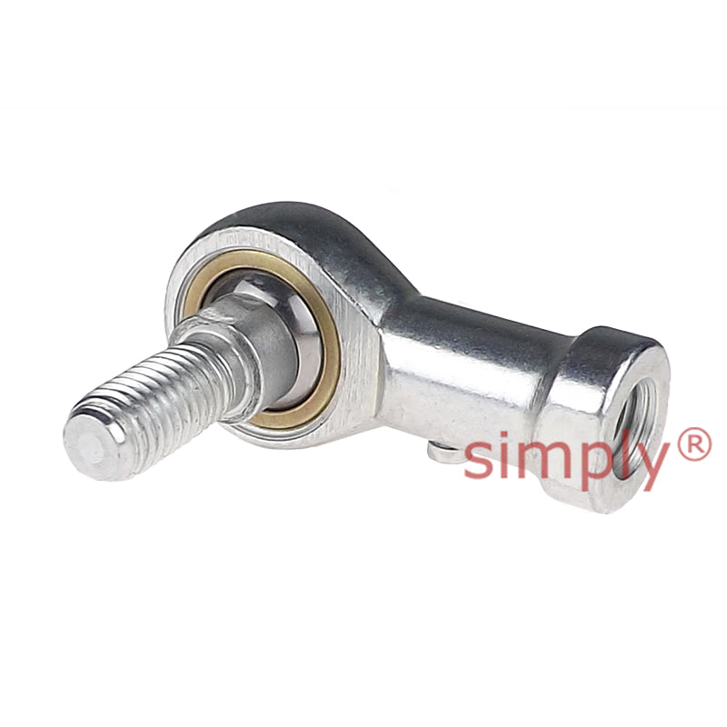 Fluro GIS6BO Right Hand Steel / Bronze Lined Maintenance Free Studded Female Rod End M6 Thread