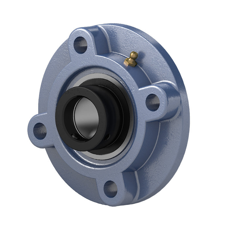HCFC211-33 Imperial Four Bolt Cast Iron Round Flanged Housing with 2-1/16 inch Eccentric Collar Insert