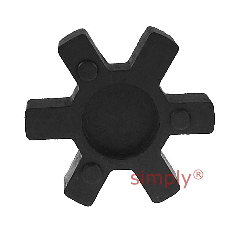 Major Brand L075B/L075B Pilot Bored Jaw Coupling Assembly Max Bore 24mm with Nitrile Rubber Insert