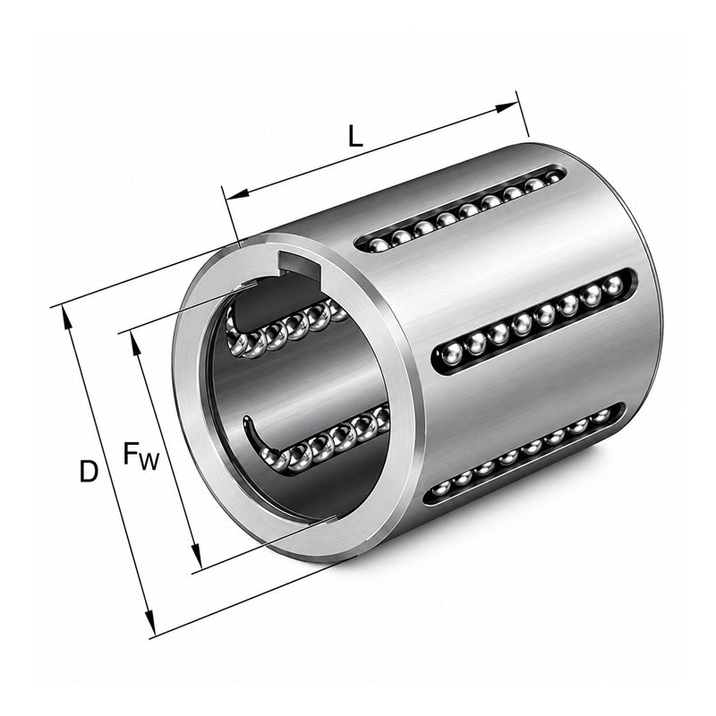 INA KH20-PP-RROC Linear Ball Bearing 20x28x30mm - Allow 1-2 Days - Contact Us For Faster Delivery