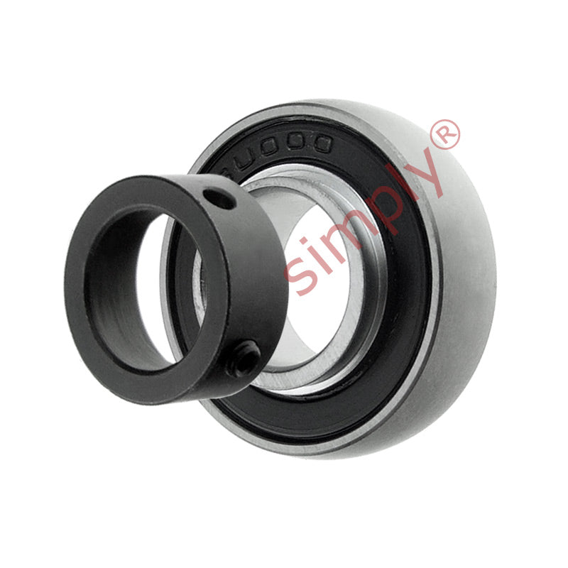 SU003 Stainless Steel Metric Eccentric Collar Type Bearing Insert with 17mm Bore 35mm Outside Diameter
