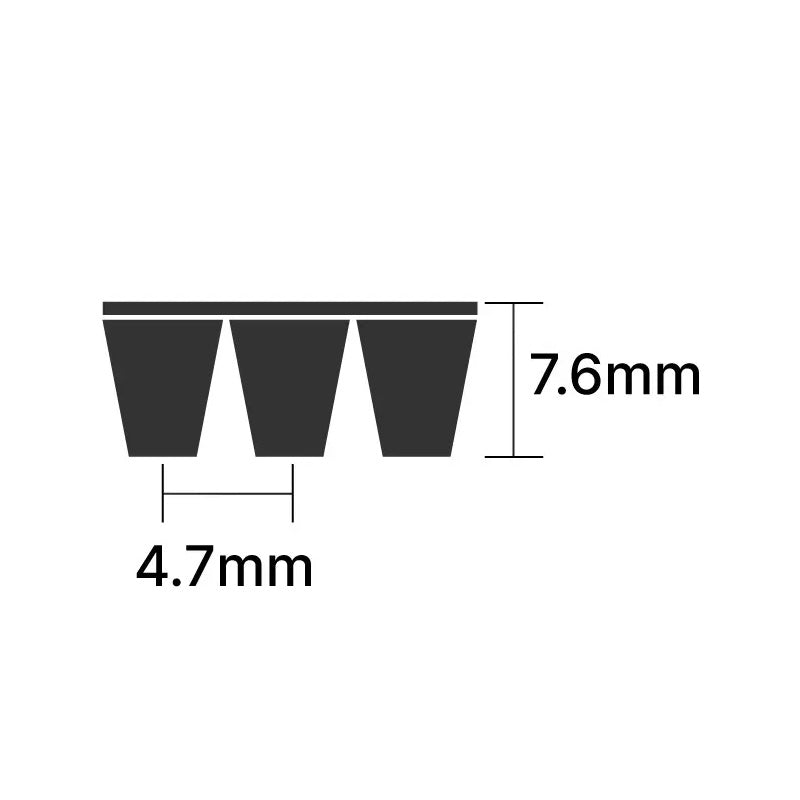655PL/257L Pix Poly V Multiple Ribbed Belt 655mm/25.7 inch Length with 30 Ribs Allow 2-3 Days