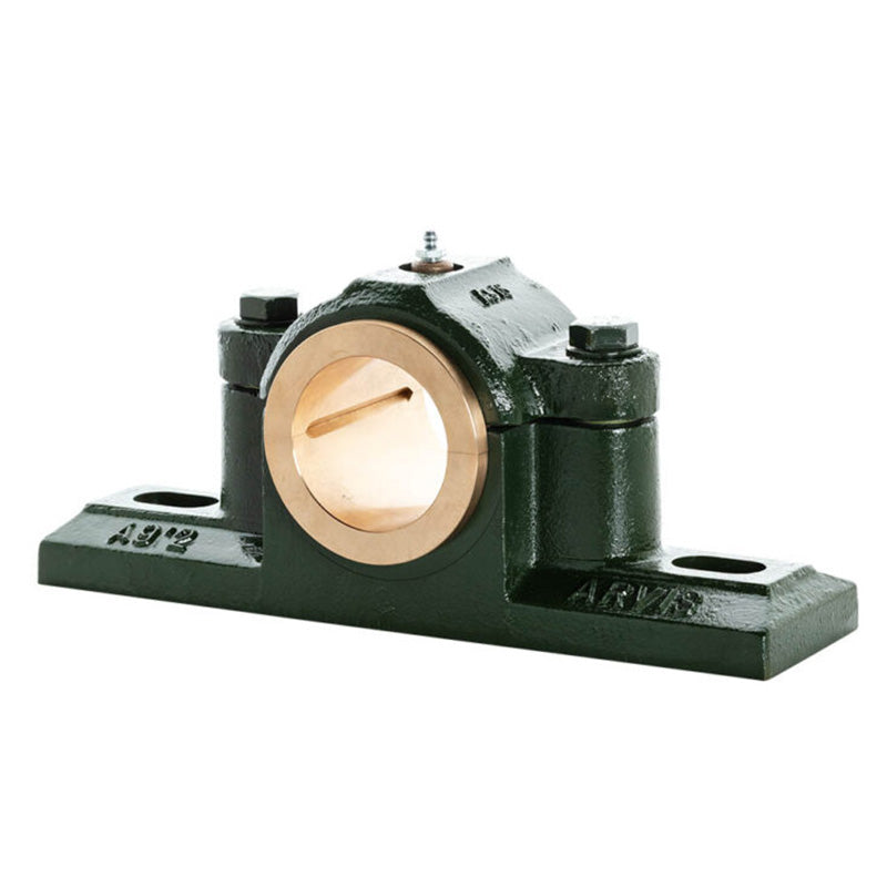 Major Brand SX47E Imperial Split Cast Iron Two Bolt Pillow / Plummer Block Housing with 2-15/16 inch Bore Gunmetal Bush Insert - Allow 3-4 Weeks