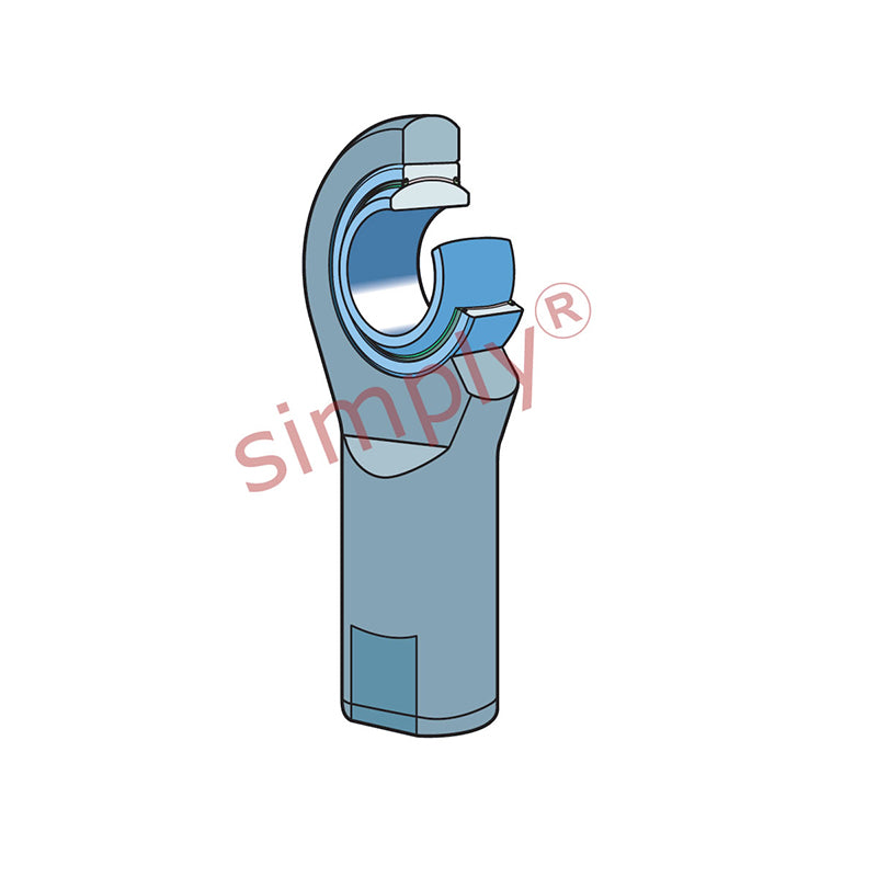 SKF SIL80TXE2LS Left Hand Steel / PTFE Fabric Lined Plain Female Rod End M80x4 Thread