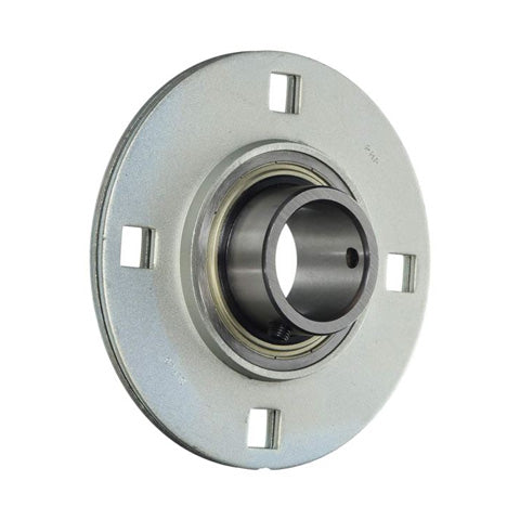 RHP SLFE1-3/4A 4 Bolt Round Pressed Steel Bearing Housing and 1-3/4 inch Bore Insert
