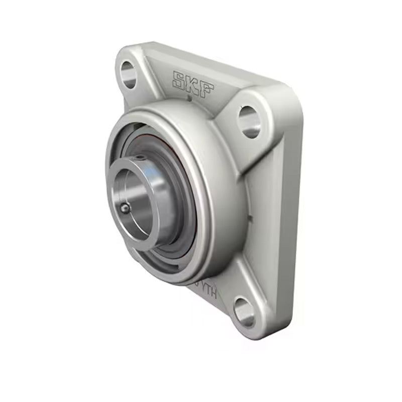 SUCFPL215-48 Imperial Four Bolt Square Thermo Plastic Flange Housing with 3 inch Bore Stainless Insert