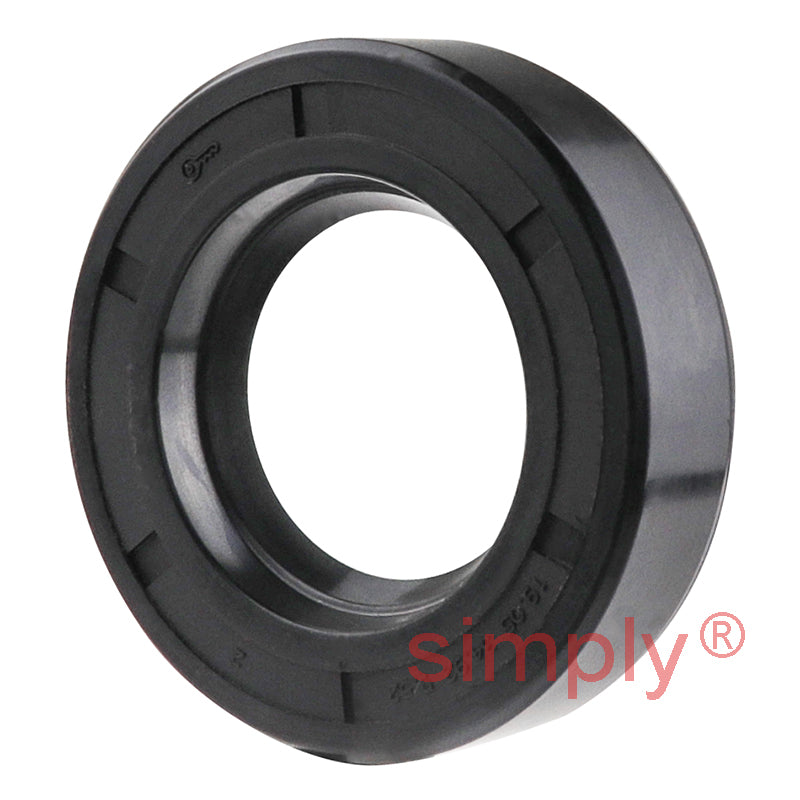 0.75x1.37x0.37 inch Nitrile Rubber Single Lip Rotary Shaft Oil Seal with Garter Spring R21 / SC