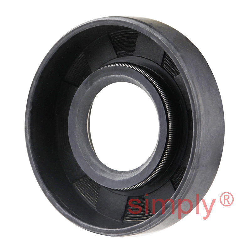 0.75x1.62x0.37 inch Nitrile Rubber Single Lip Rotary Shaft Oil Seal with Garter Spring R21 / SC