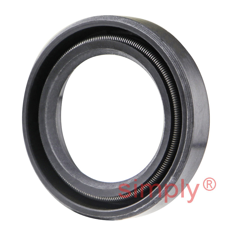 0.81x1.18x0.25 inch Nitrile Rubber Single Lip Rotary Shaft Oil Seal with Garter Spring R21 / SC Style