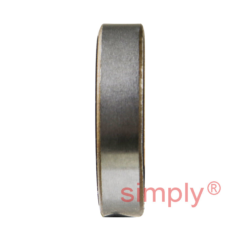0.87x1.12x0.25 inch Metal Cased Nitrile Rubber Rotary Shaft Oil Seal Springless Design VB Style
