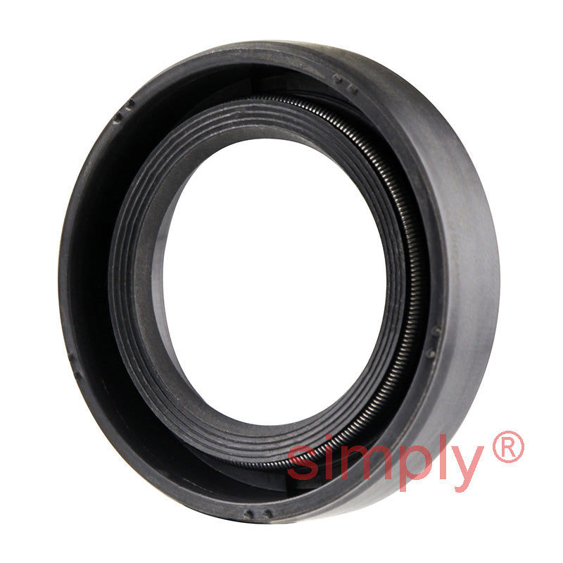0.87x1.37x0.31 inch Nitrile Rubber Single Lip Rotary Shaft Oil Seal with Garter Spring R21 / SC