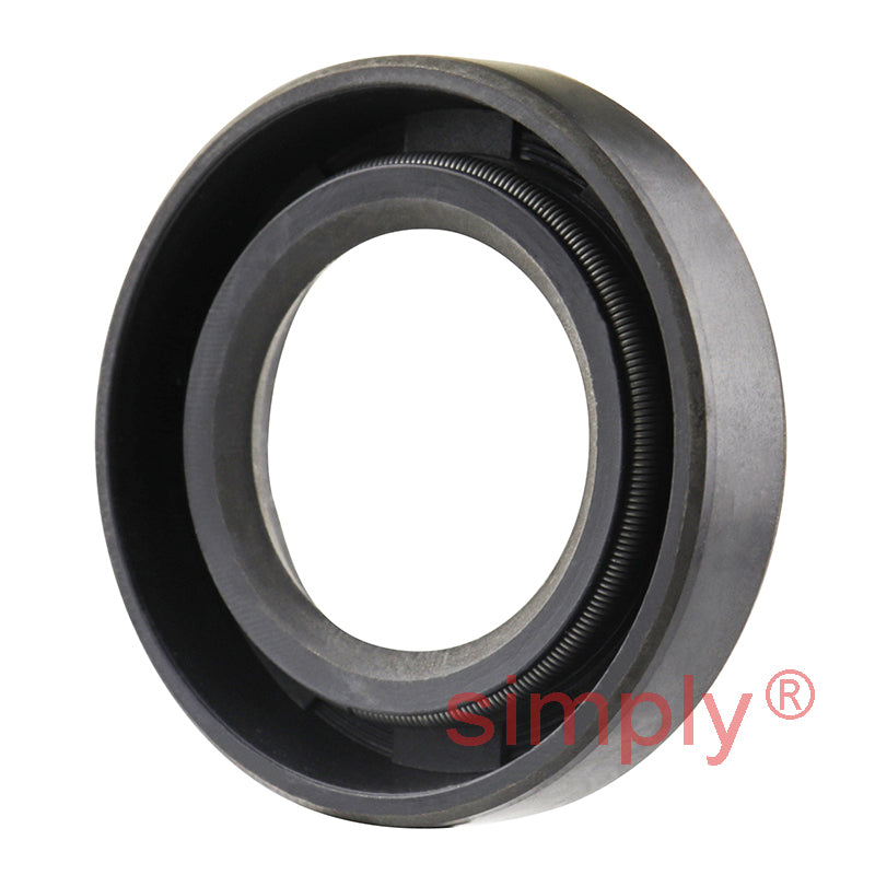 0.87x1.5x0.31 inch Nitrile Rubber Single Lip Rotary Shaft Oil Seal with Garter Spring R21 / SC