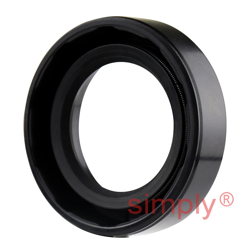 0.93x1.5x0.37 inch Nitrile Rubber Single Lip Rotary Shaft Oil Seal with Garter Spring R21 / SC