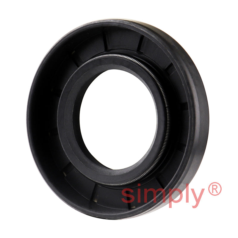 0.93x1.75x0.31 inch Nitrile Rubber Double Lip Rotary Shaft Oil Seal with Garter Spring R23 / TC Style