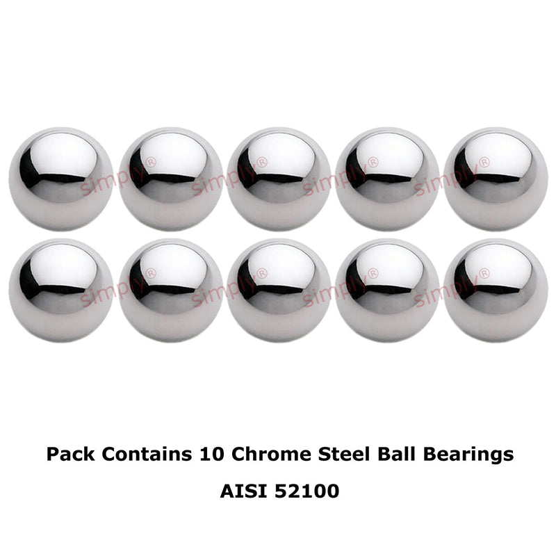 17/64 inch Diameter Grade 10 Hardened 52100 Chrome Steel Ball Bearing