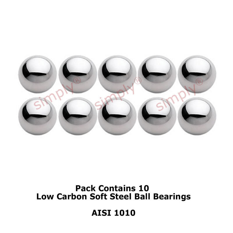 5/16 inch / 8mm Diameter Low Carbon Soft Steel Bearing Catapult Ammo Ball