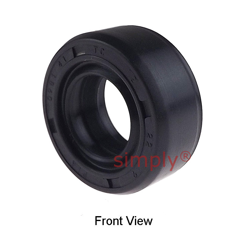 12x22x9mm Nitrile Rubber Double Lip Rotary Shaft Oil Seal with Garter Spring TC / R23
