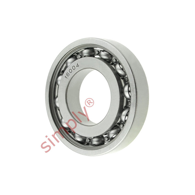 Major Branded 16004 Open Deep Groove Ball Bearing 20x42x8mm
