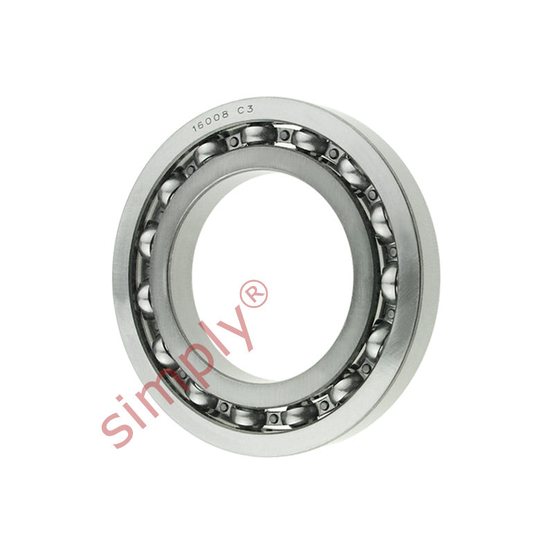 Major Branded 16008C3 Open Deep Groove Ball Bearing 40x68x9mm