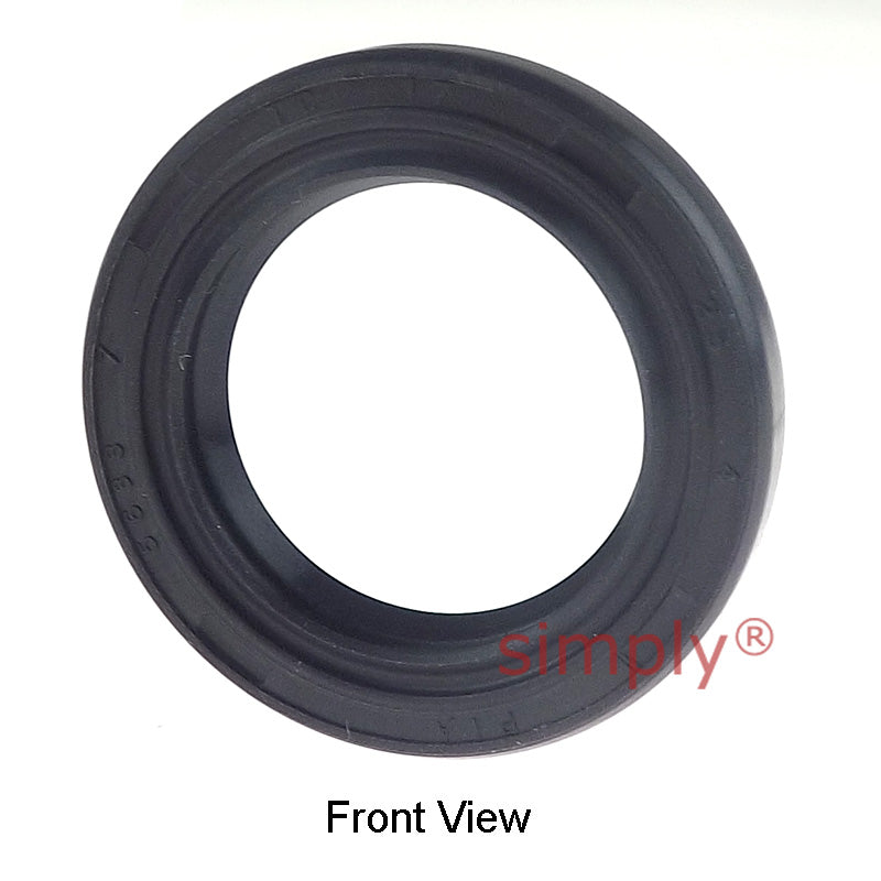 17x25x4mm Nitrile Rubber Double Lip Rotary Shaft Oil Seal with Garter Spring TC / R23