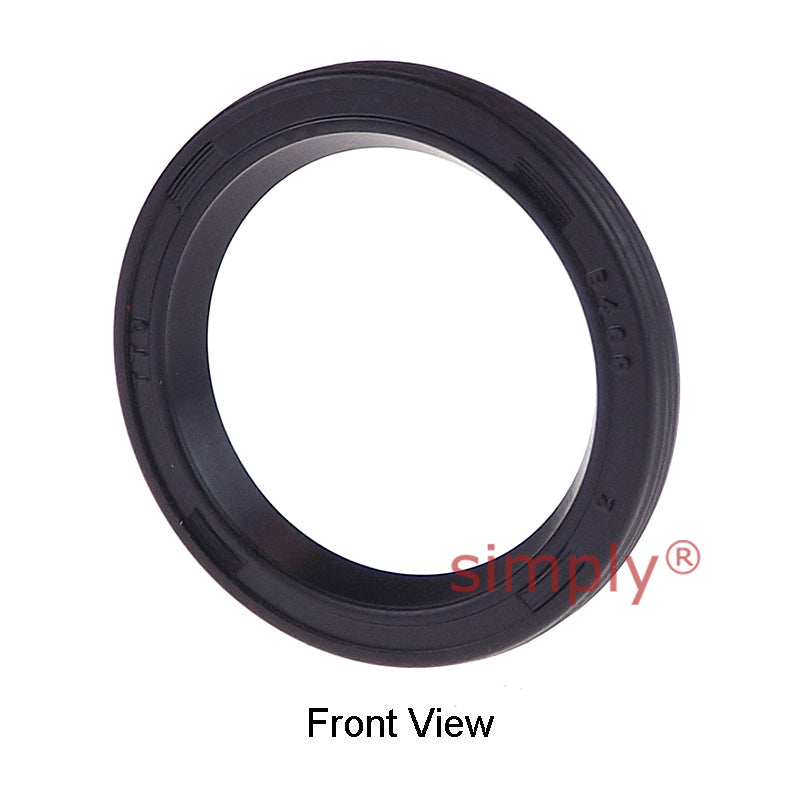 18x24x3mm Nitrile Rubber Single Lip Rotary Shaft Oil Seal Springless Design VC Style