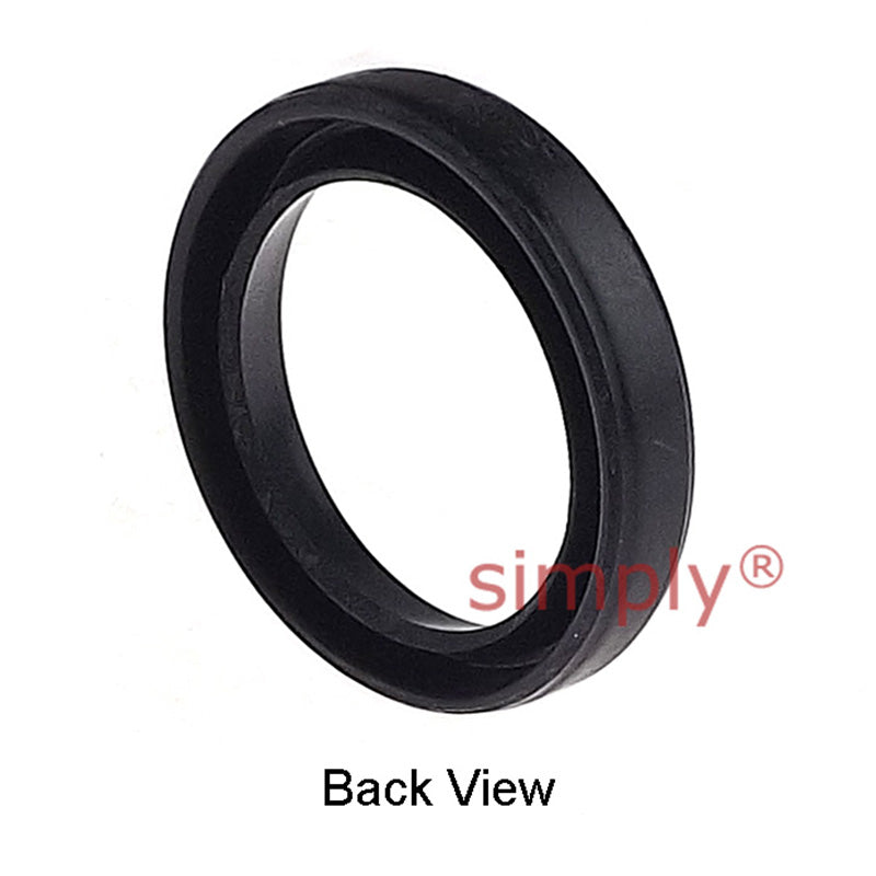 18x24x4mm Nitrile Rubber Single Lip Rotary Shaft Oil Seal Springless Design VC Style