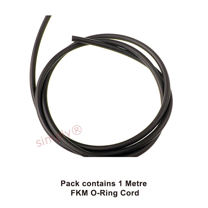 2.62mm Section FKM 75 Shore O-Ring Cord