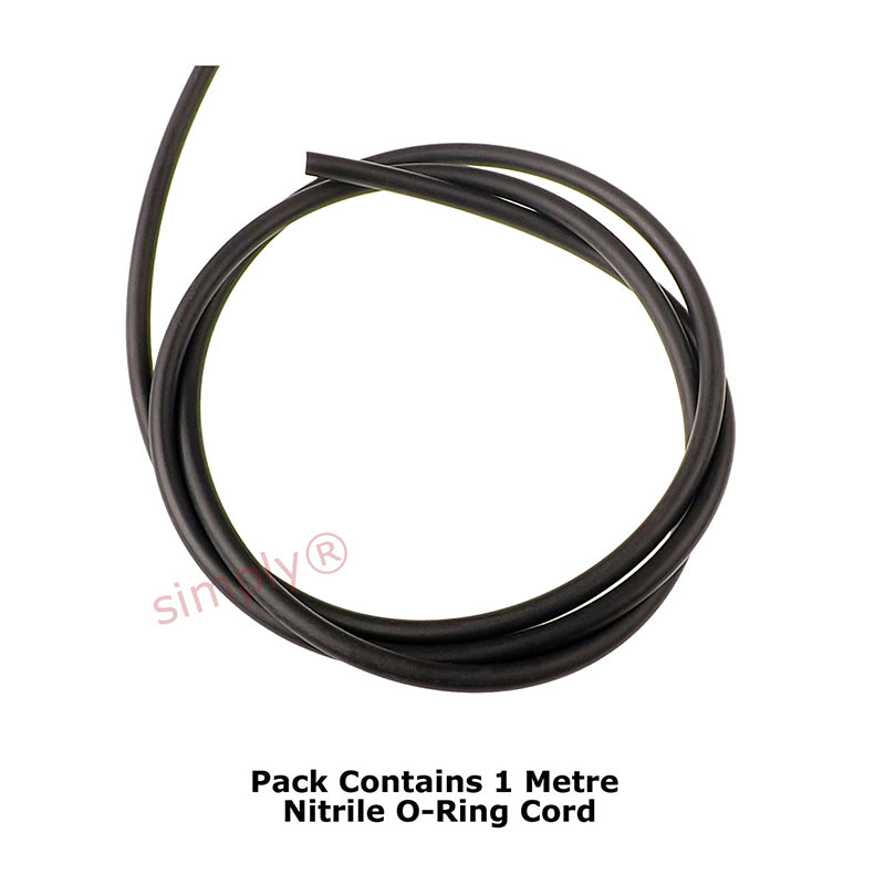 11mm Section NITRILE 70 Shore O-Ring Cord - Per Metre