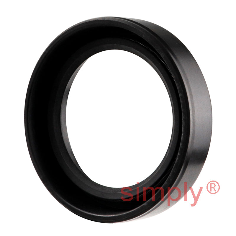 1.12x1.56x0.37 inch Nitrile Rubber Single Lip Rotary Shaft Oil Seal with Garter Spring R21 / SC