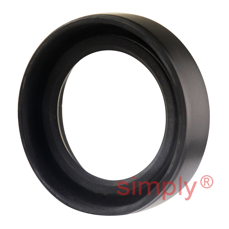1.18x1.75x0.43 inch Nitrile Rubber Single Lip Rotary Shaft Oil Seal with Garter Spring R21 / SC