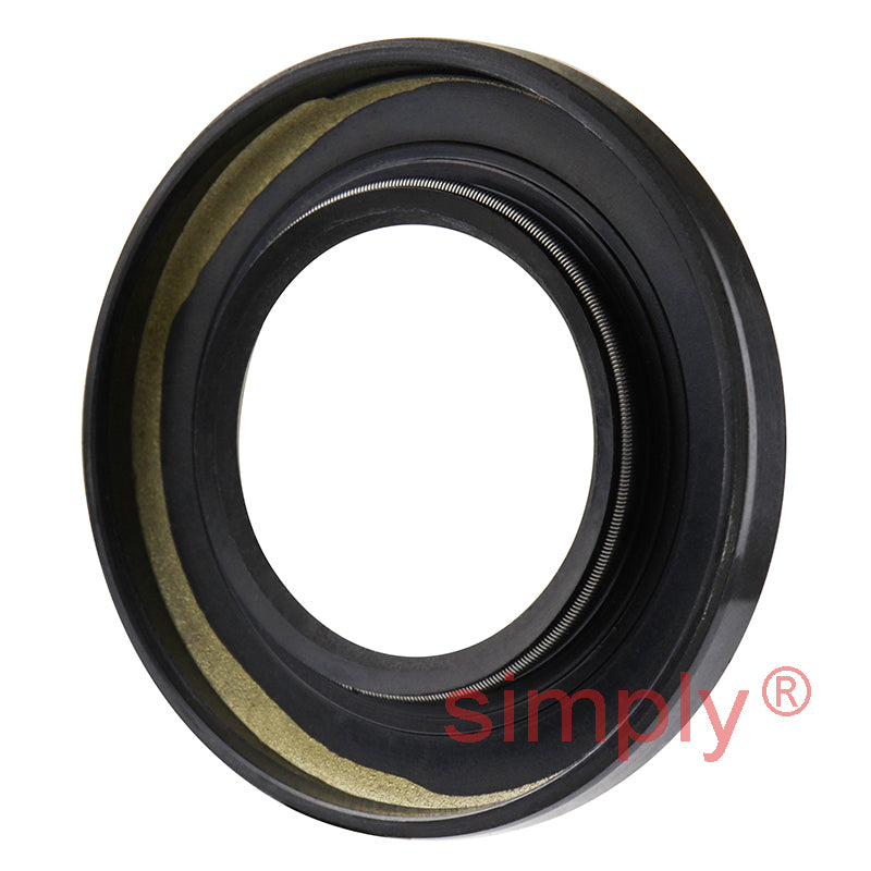 1.18x2.06x0.25 inch Nitrile Rubber Single Lip Rotary Shaft Oil Seal with Garter Spring R21 / SC Style