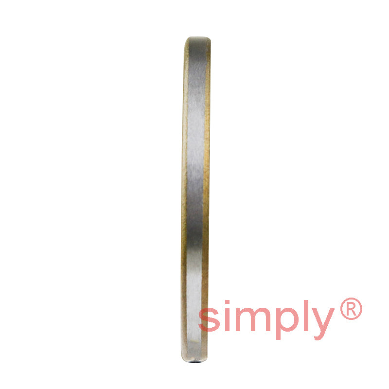 1.25x1.5x0.12 inch Metal Cased Nitrile Rubber Rotary Shaft Oil Seal Springless Design VB Style