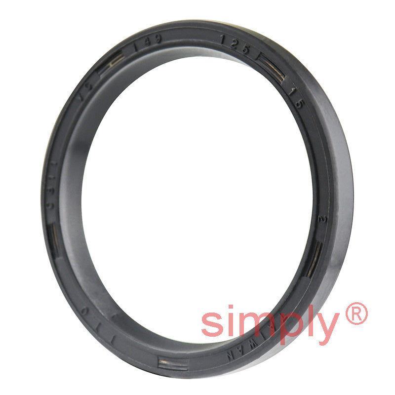 1.25x1.5x0.15 inch Nitrile Rubber Single Lip Rotary Shaft Oil Seal VC Style