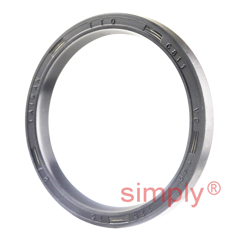 1.25x1.5x0.16 inch Nitrile Rubber Rotary Shaft Oil Seal VC Style