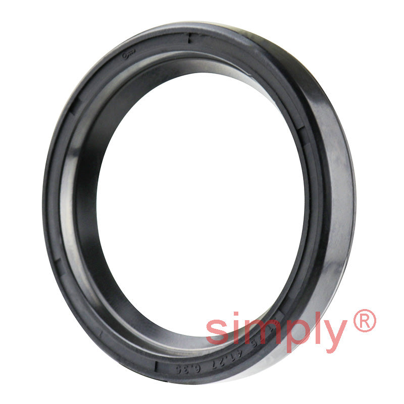 1.25x1.62x0.25 inch Nitrile Rubber Single Lip Rotary Shaft Oil Seal with Garter Spring R21 / SC