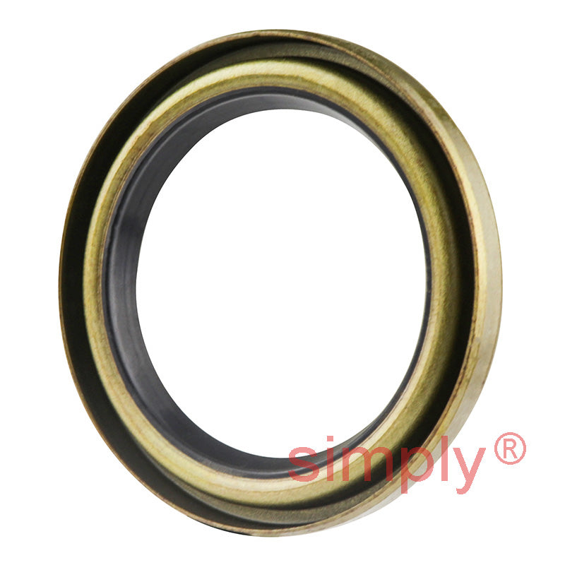 1.25x1.75x0.18 inch Metal Cased Nitrile Rubber Rotary Shaft Oil Seal Springless Design VB Style