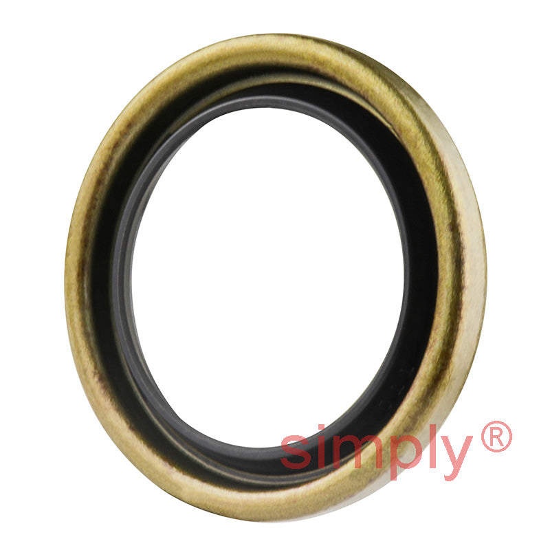 1.25x1.75x0.18 inch Metal Cased Nitrile Rubber Rotary Shaft Oil Seal Springless Design VB Style