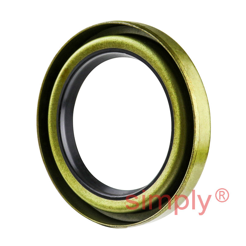 1.25x1.87x0.25 inch Metal Cased Nitrile Rubber Rotary Shaft Oil Seal Springless Design VB Style