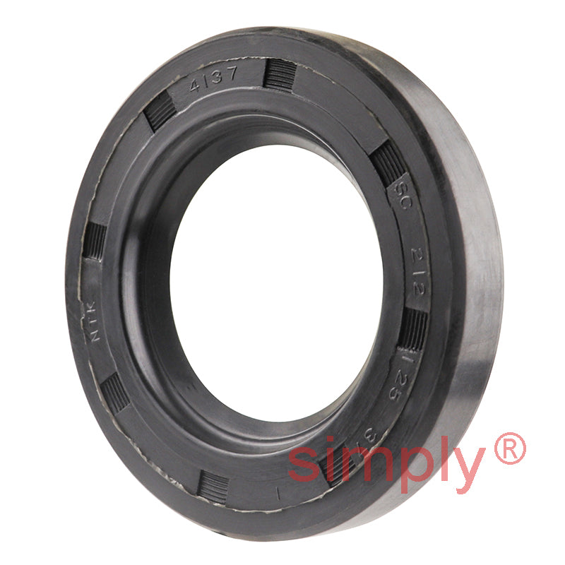 1.25x2.12x0.37 inch Nitrile Rubber Single Lip Rotary Shaft Oil Seal with Garter Spring R21 / SC