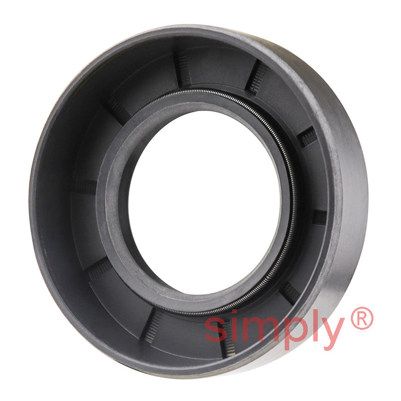 1.25x2.25x0.5 inch Nitrile Rubber Double Lip Rotary Shaft Oil Seal with Garter Spring R23 / TC Style