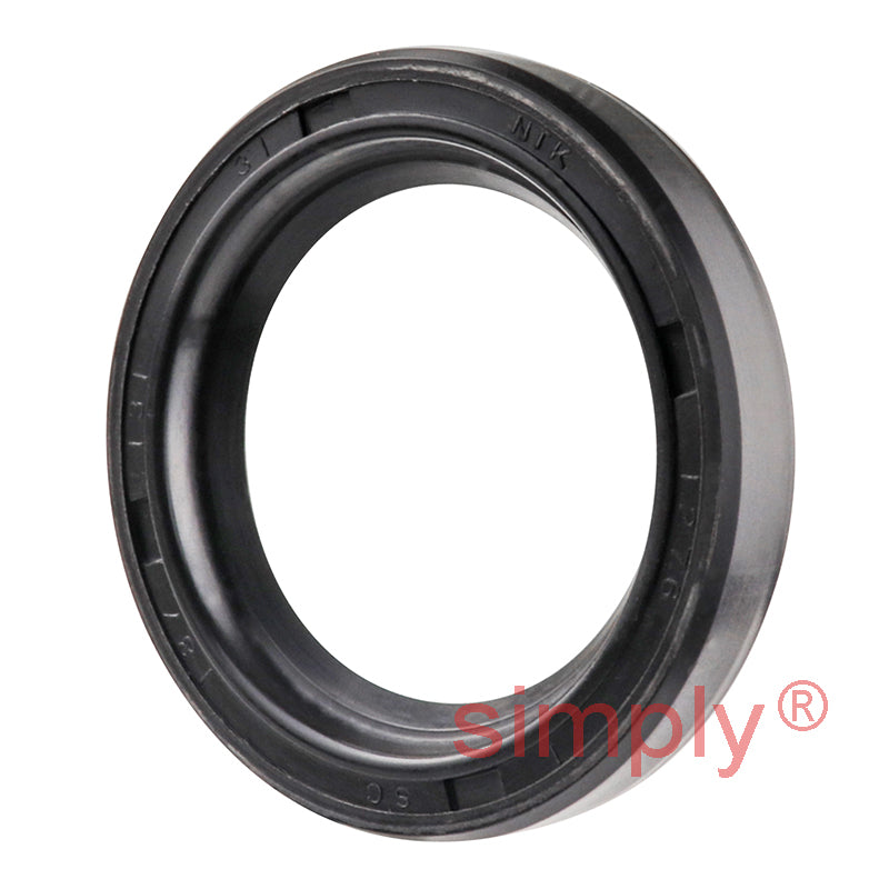 1.31x1.87x0.31 inch Nitrile Rubber Single Lip Rotary Shaft Oil Seal with Garter Spring R21 / SC